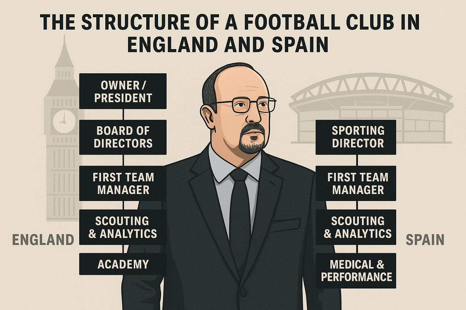The Structure of a Football Club in England and Spain: Rafael Benítez’s Inside View